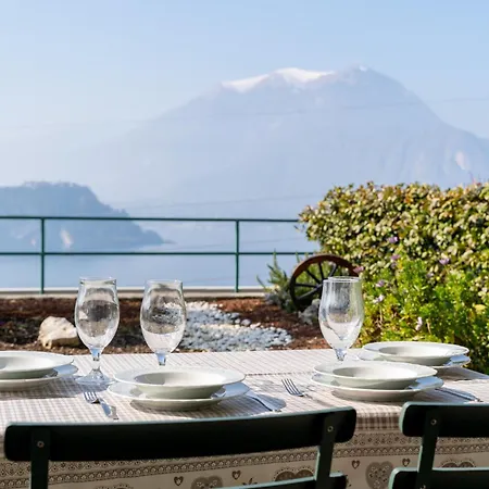 The Terrace On The - Varenna Pino Апартаменты Fiumelatte
